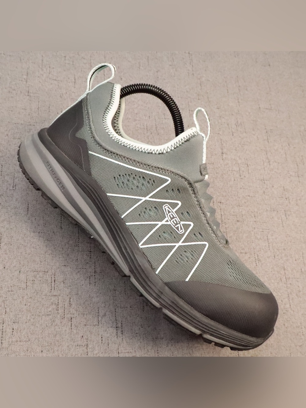 Keen Utility Vista Energy Shift Womens Size 8.5 Gray Composite Toe Safety Shoes